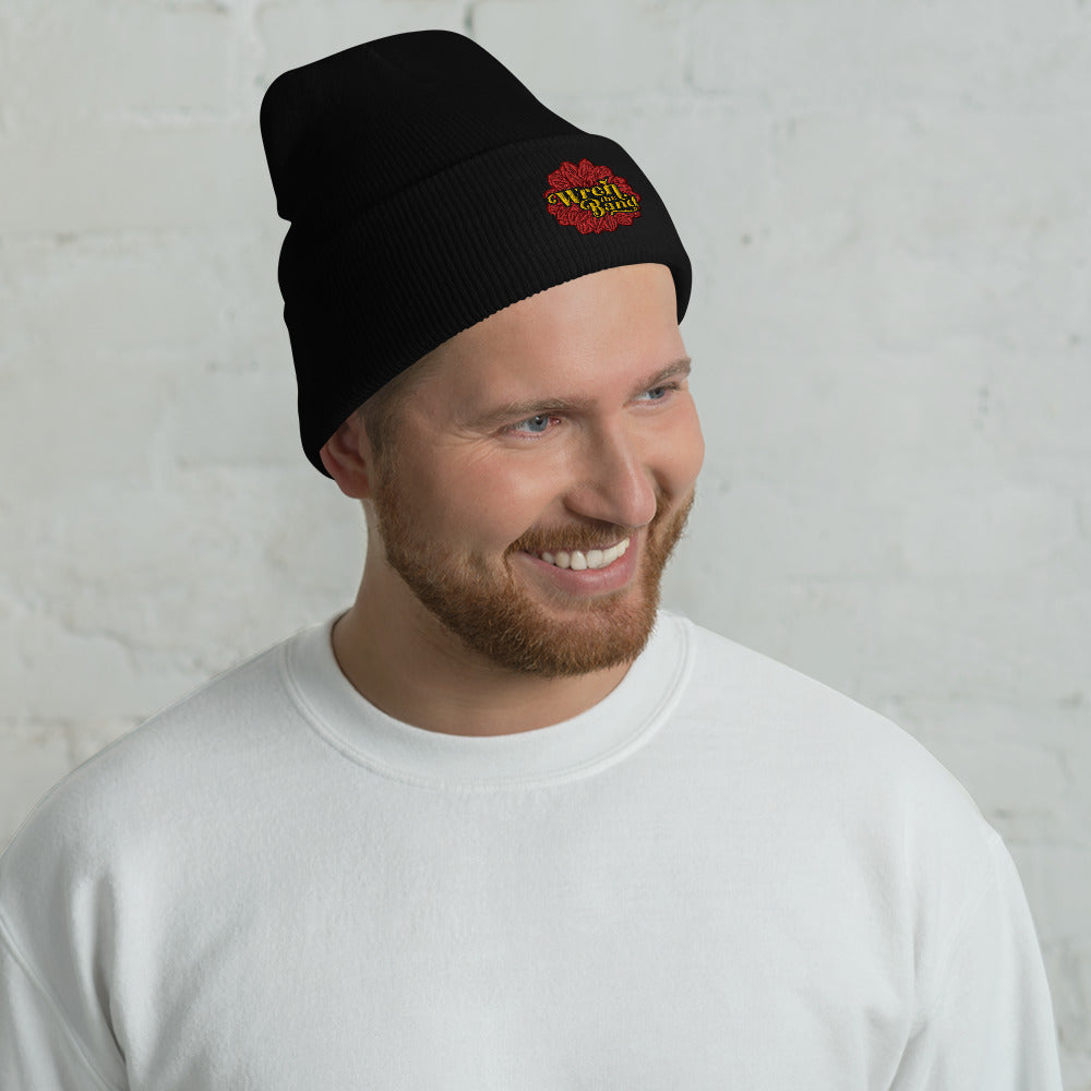 Embroidered Cuffed Beanie