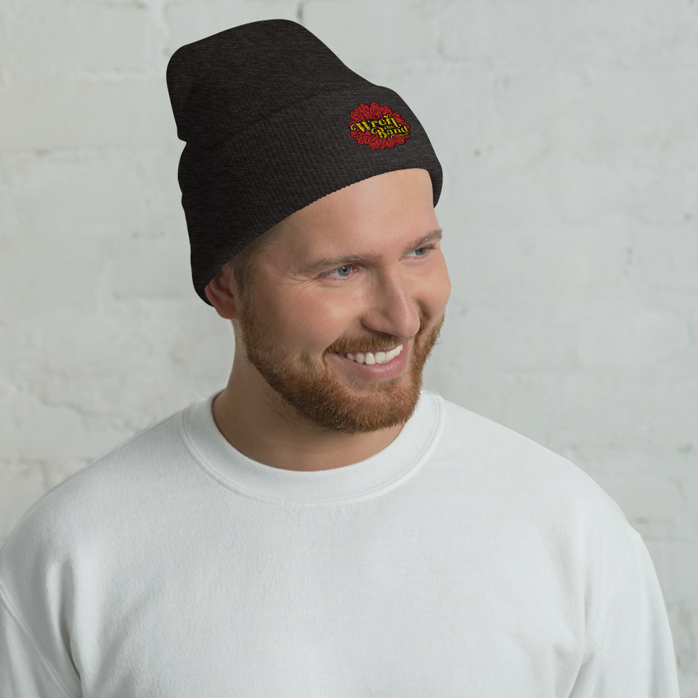 Embroidered Cuffed Beanie